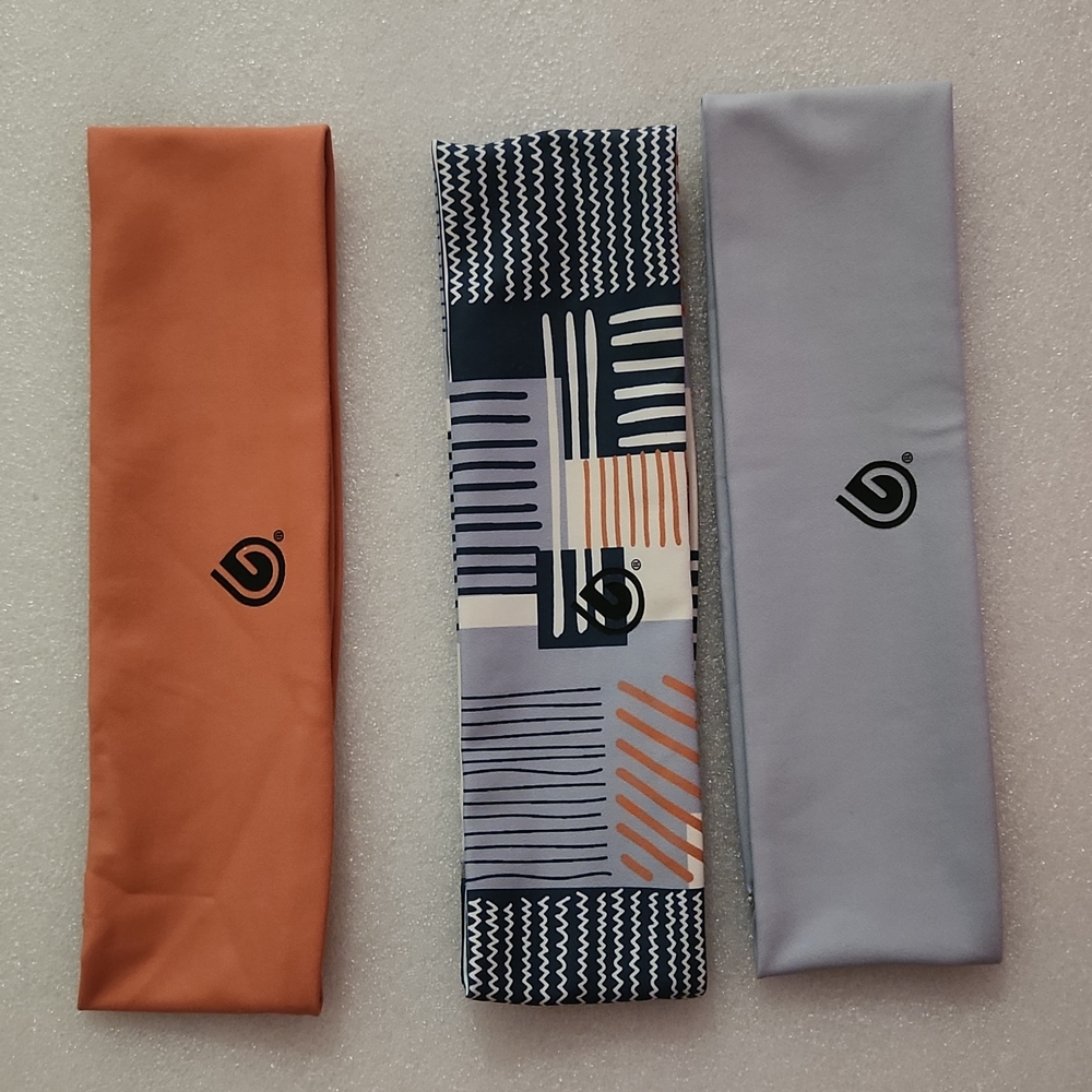 Gym Wrap fitness headbands three pack